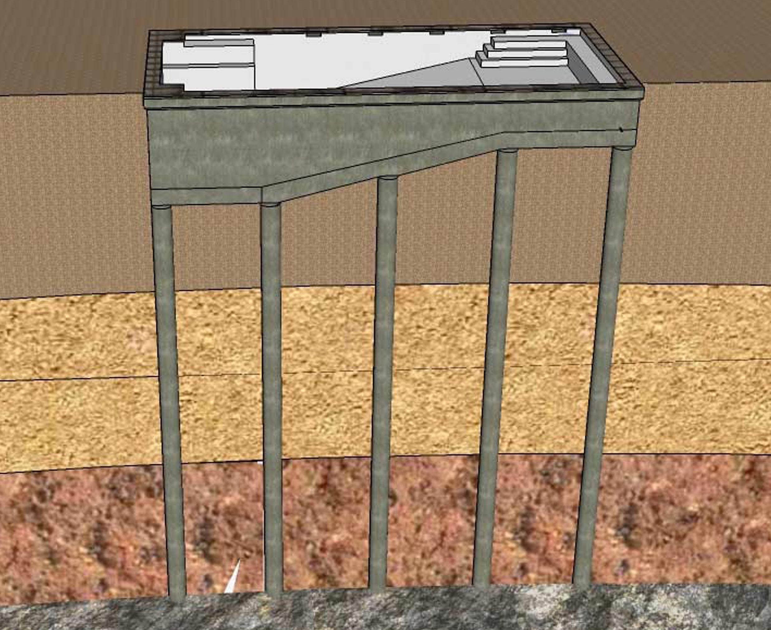 Computer models showing details of ground depth