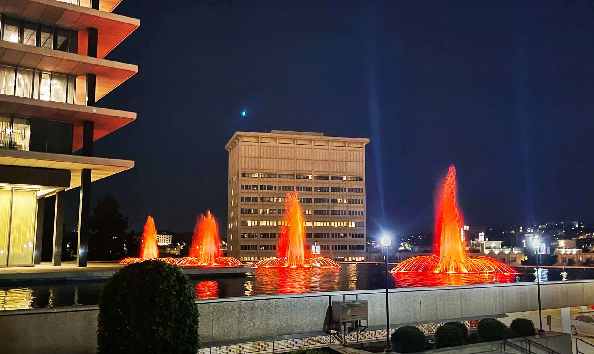 Community Development Fountain Flame